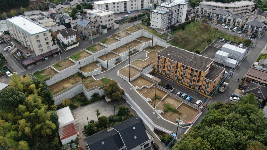 横浜市青葉区千草台30番計画宅地造成工事